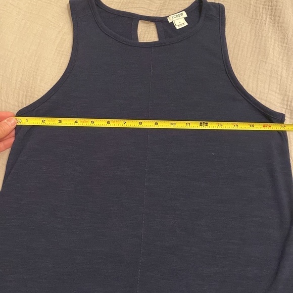 J. Crew navy blouse. Size S - Picture 7 of 9